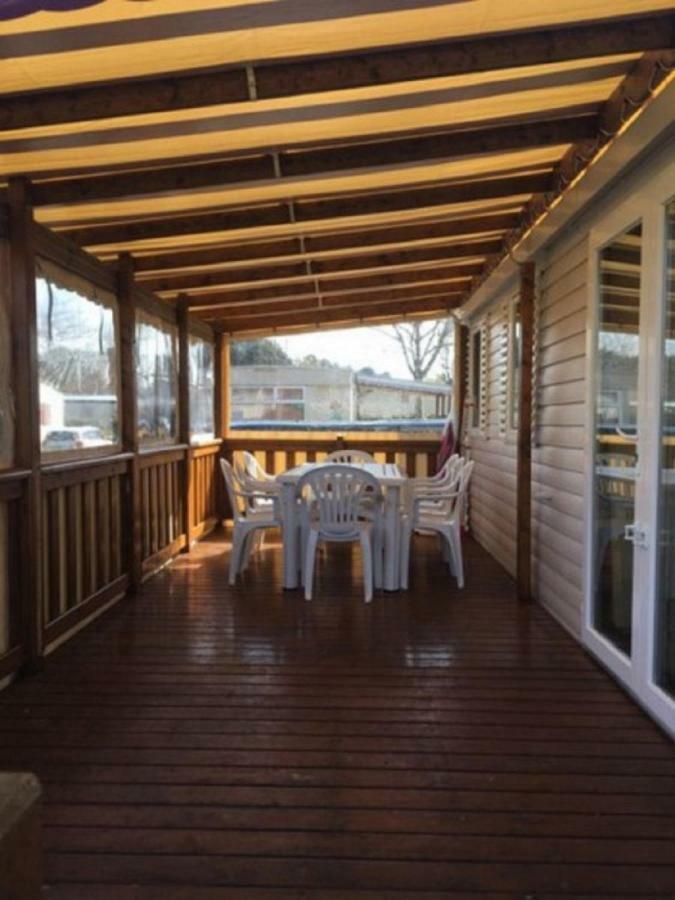 Mobile Home Ht De Gamme Climatise Dans Le Camping **** De La Reserve Gastes Bagian luar foto