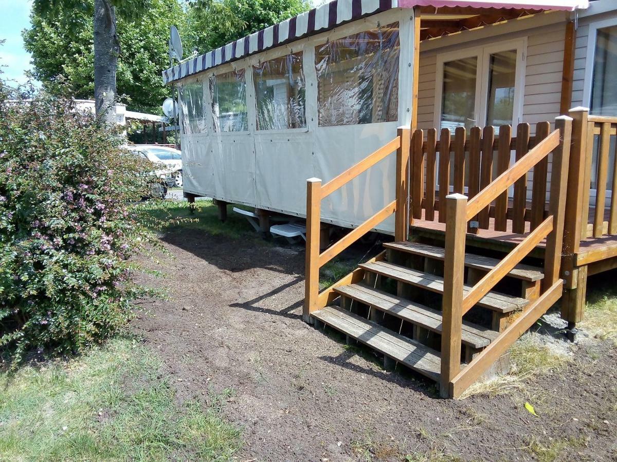 Mobile Home Ht De Gamme Climatise Dans Le Camping **** De La Reserve Gastes Bagian luar foto